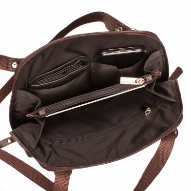 Компактный женский рюкзак-трансформер Eden Brown