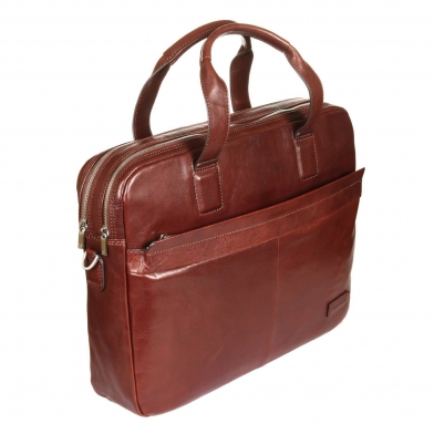 Бизнес-сумка Sergio Belotti 9995 VEGETALE brown