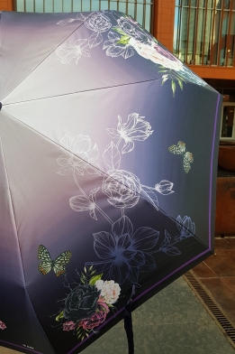 Зонт три слона автомат фиолетовый 