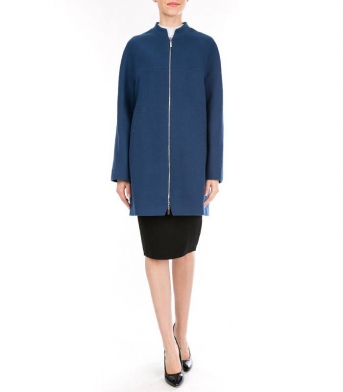 Пальто женское Nurmani 100062 темно-синее