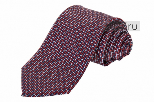 Hermes галстук мужской 1211 красный