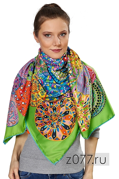 Модные весенние платки и шарфы