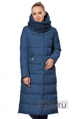 Женское пальто Dibu 677 темно-синее