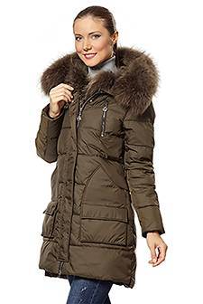 Женская зимняя куртка с мехом