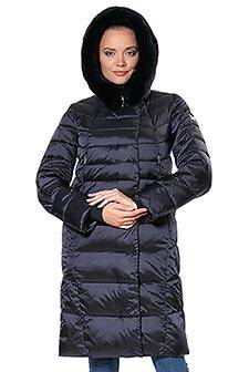 Batterflei пальто женское 1712-2 темно-синее