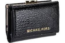 Michael Kors кошелек женский 3311 черный лакированный Michael Kors кошелек женский 3311 черный лакированный