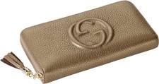 GUCCI кошелек женский на молнии 282413 золотой GUCCI кошелек женский на молнии 282413 золотой