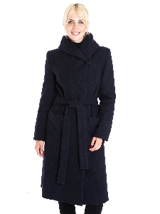 Женское пальто Zaal 100011 черное