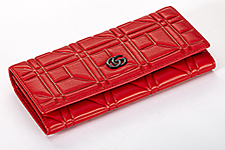 Кошелек Gucci кожаный красный Кошелек Gucci кожаный красный