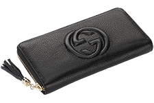 GUCCI кошелек женский на молнии 1034 черный GUCCI кошелек женский на молнии 1034 черный