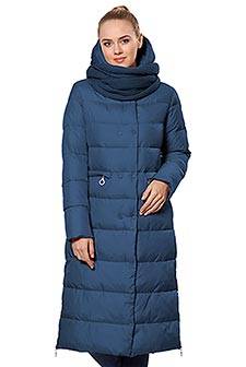 Женское пальто Dibu 677 темно-синее