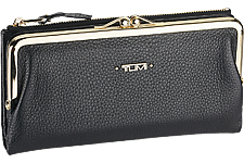 Tumi женский кошелек кожаный черный Tumi женский кошелек кожаный черный