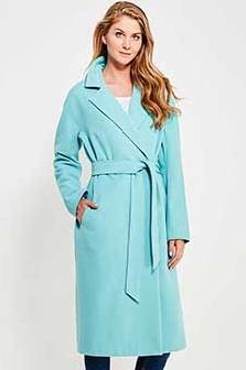 Женское пальто Zaal 100012 голубое
