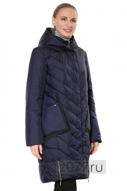 Icedewy женская куртка демисезонная 99639 темно-синяя