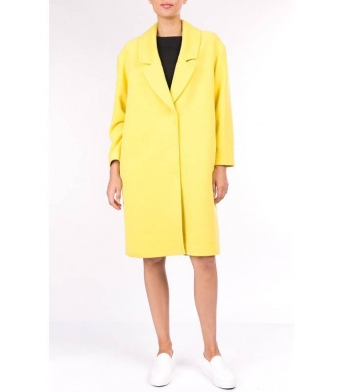 Пальто женское Nurmani 100023 желтое