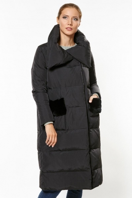 Armani пальто женское черное