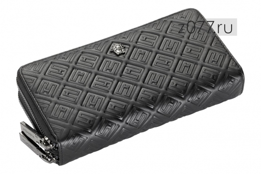 Versace мужской кошелек 754 черный
