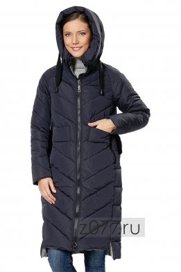 SNOWPOP женская куртка 6633 тёмно-синяя