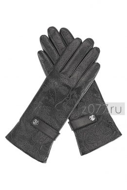 ROBERTO CAVALLI перчатки кожаные женские 800 черный