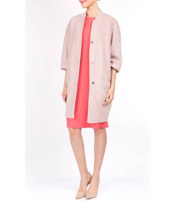 Пальто женское Nurmani 100053 розовое