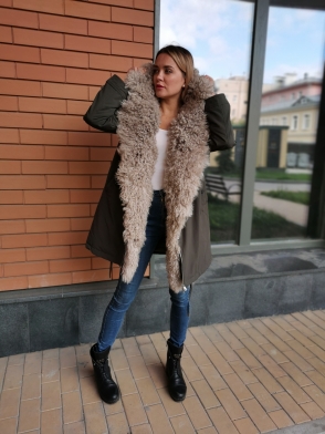 Парка теплая