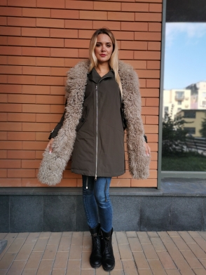 Парка теплая