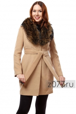 Пальто женское Zaal 100016 бежевое