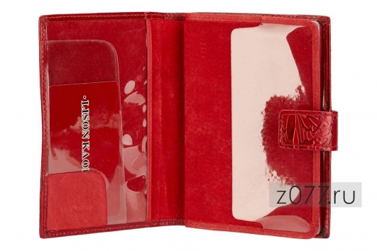 LISON KAOBERG обложка паспорт+авто 5262 красная