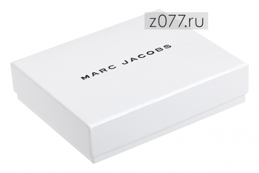 Женский кошелек Marc Jacobs кожаный на молнии серый