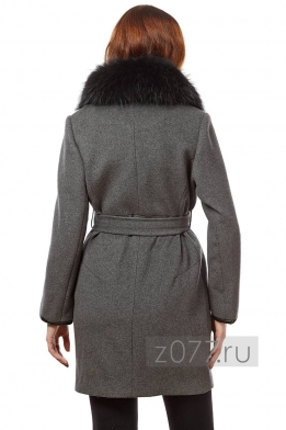 ZAAL пальто женское 704 темно-серое