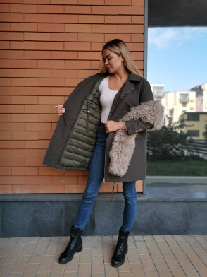 Парка теплая