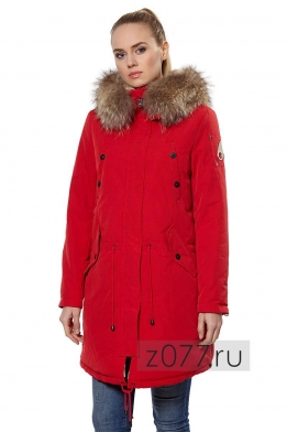 Moose Knuckles женская куртка 1525 красная