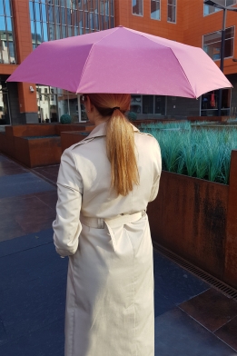 Складной зонт три слона розовый