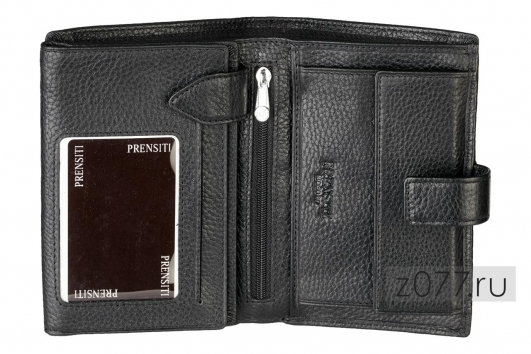 PRENSITI бумажник-портмоне мужской 8649 черный