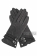 MOSCHINO перчатки женские кожаные 809 черные 