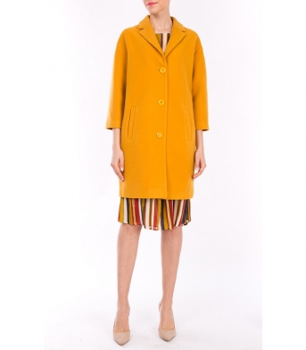 Пальто женское Nurmani 100022 оранжевое
