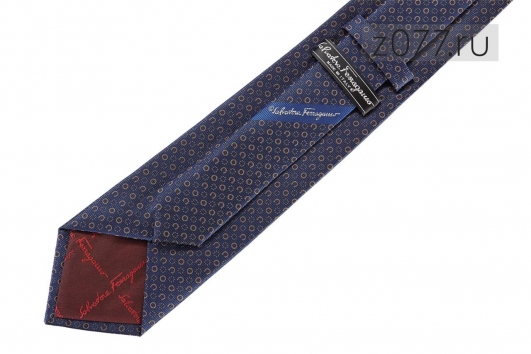 Salvatore Ferragamo галстук мужской 1204 темно-синий