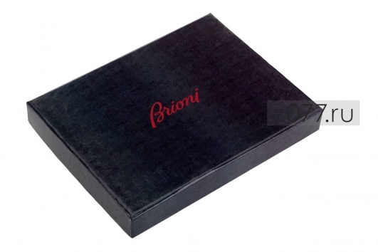 BRIONI мужской кожаный кошелек 591027 черный