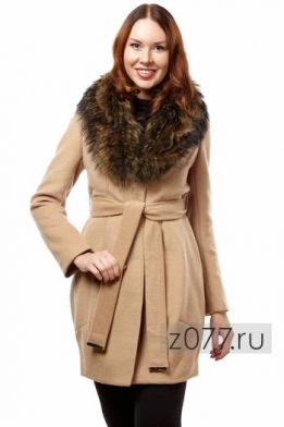 Пальто женское Zaal 100016 бежевое